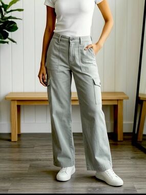 SPANX wide leg cropped pant